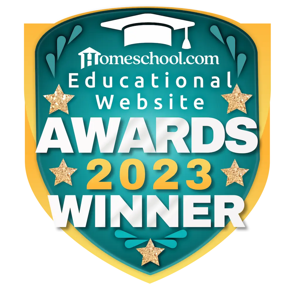 Homeschool Education website Awards 2023 winner