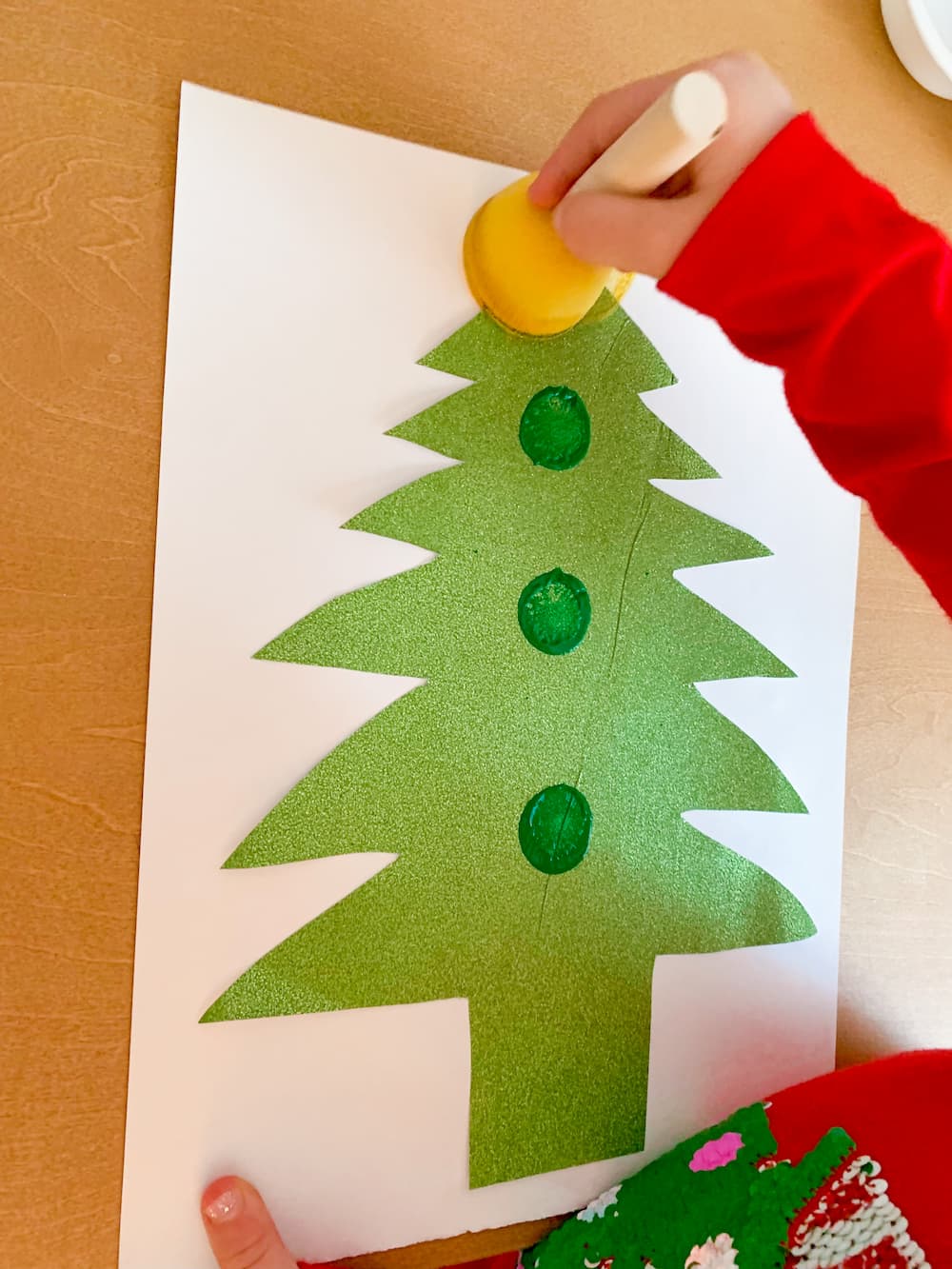 Christmas Tree Holiday Card - DIY - Playgarden Online