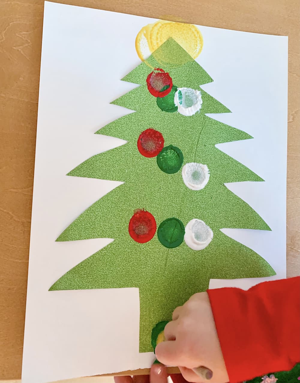 Christmas Tree Holiday Card - DIY - Playgarden Online