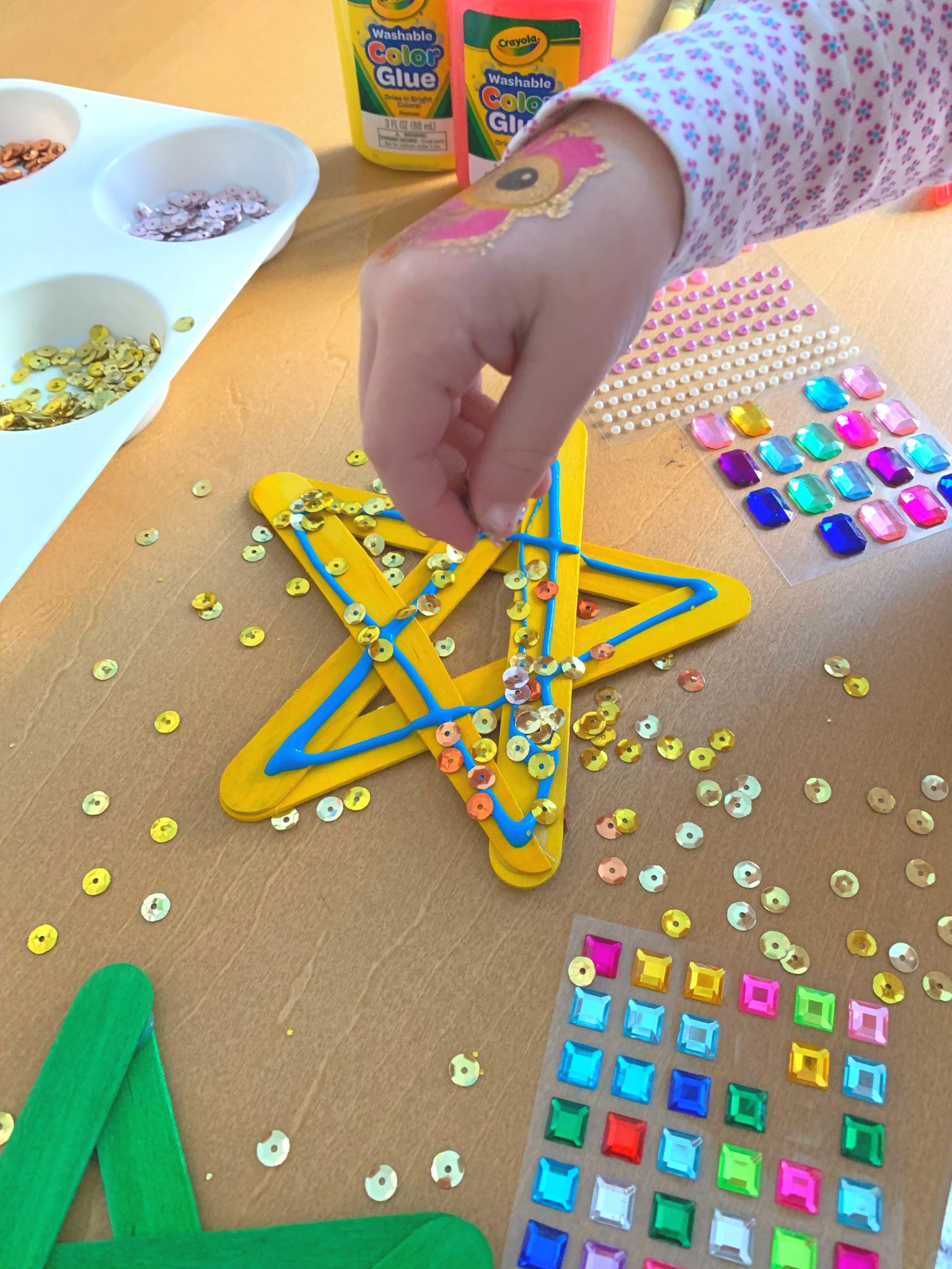 Popsicle New Years Star - DIY - Playgarden Online