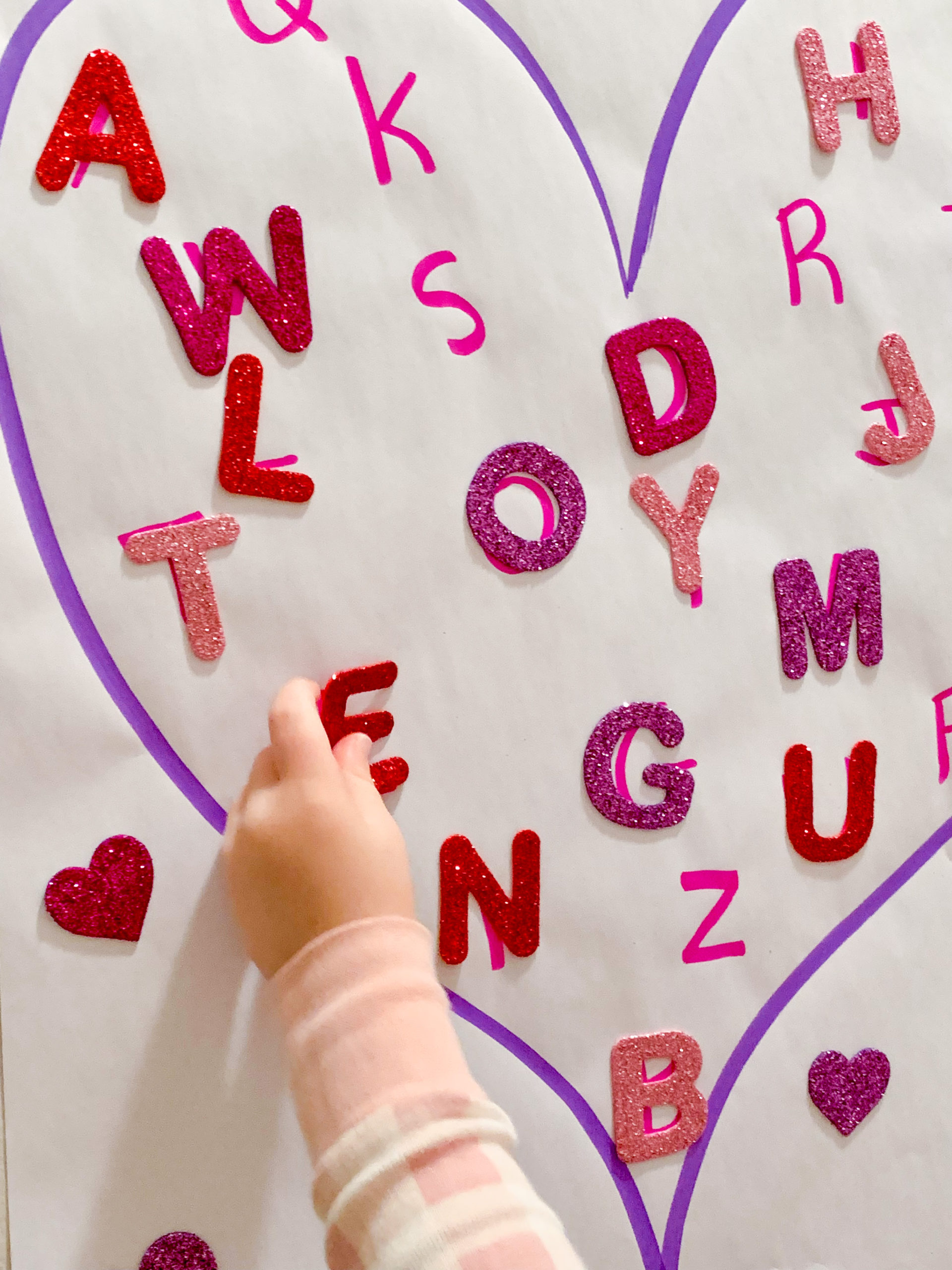 Heart Letter Match Puzzle - DIY - Playgarden Online