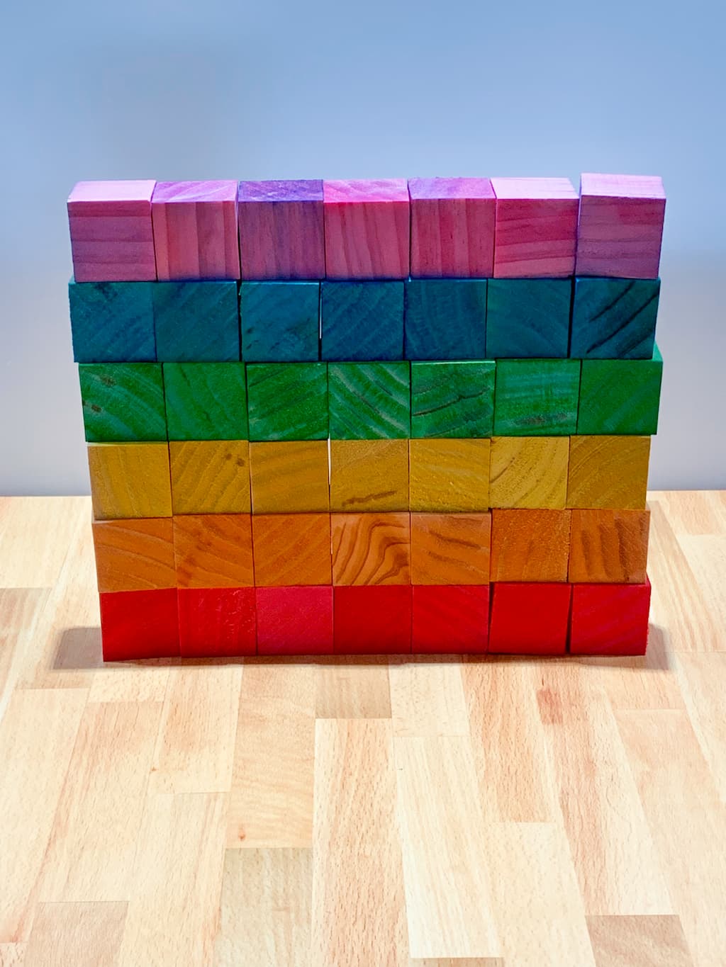 Dyed Wooden Blocks - DIY - Playgarden Online