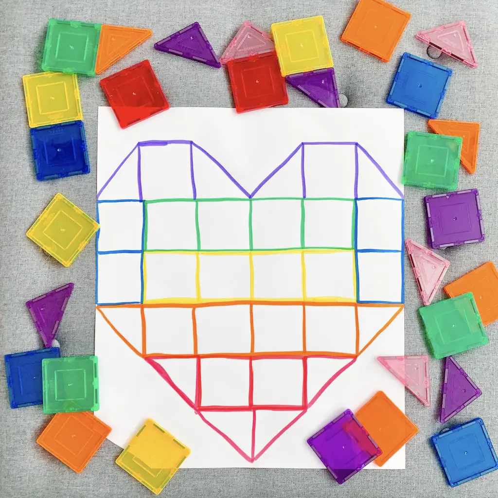 Magnetic Heart Puzzle - DIY - Playgarden Online
