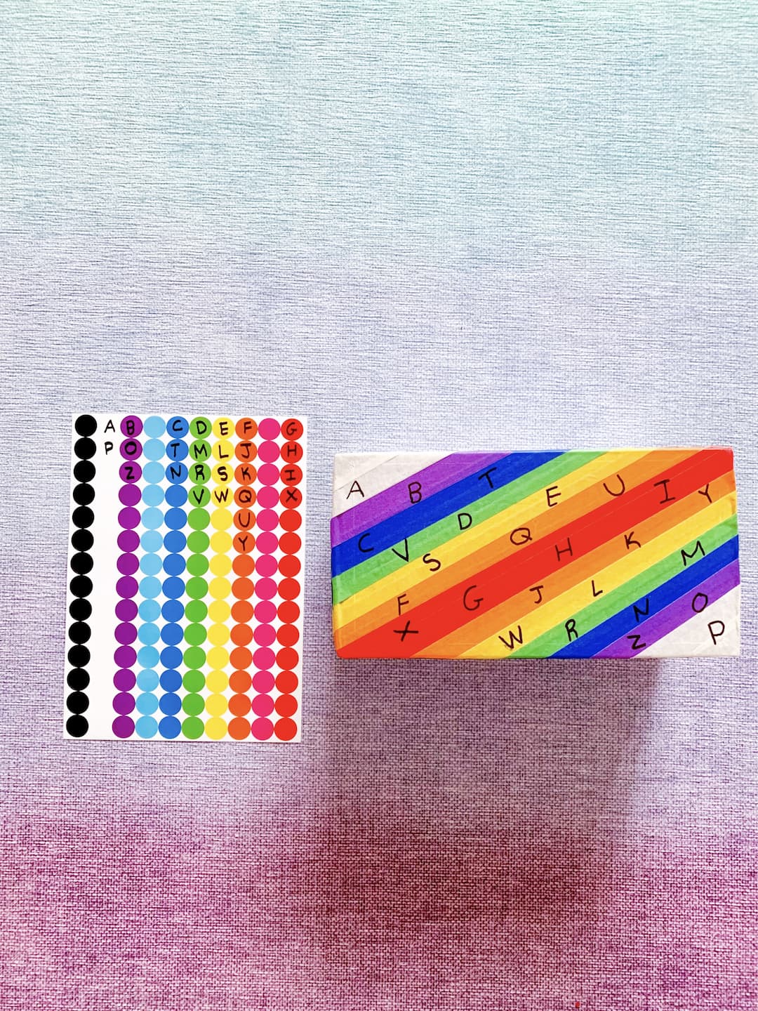 Rainbow ABC - DIY - Playgarden Online