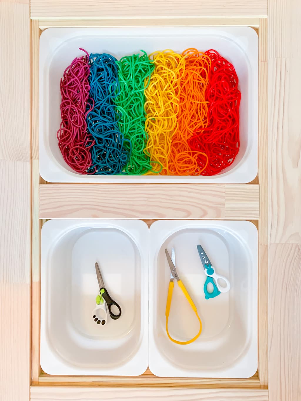 Rainbow Pasta Cutting - DIY - Playgarden Online