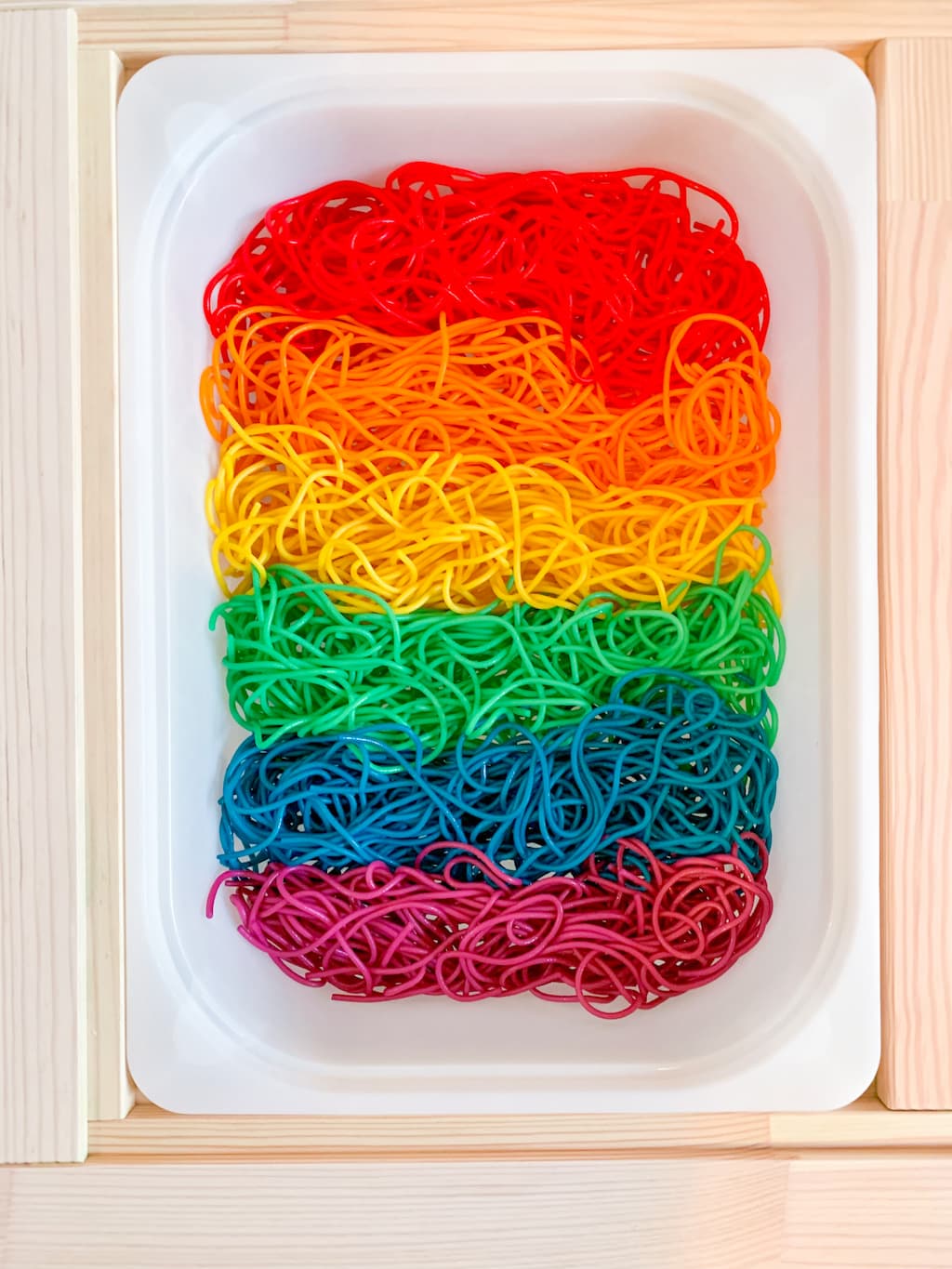 Rainbow Pasta Cutting - DIY - Playgarden Online