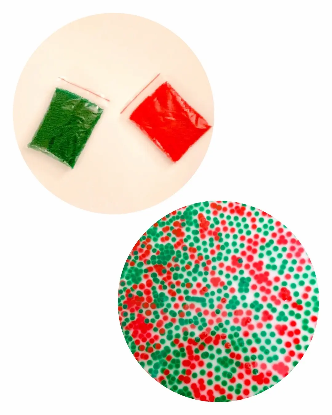 Red and Green Water Beads - DIY - Playgarden Online