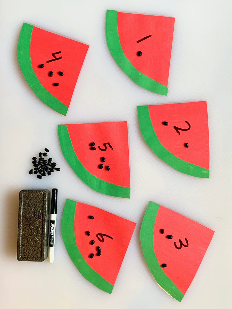 Watermelon Seed Counting - DIY - Playgarden Online